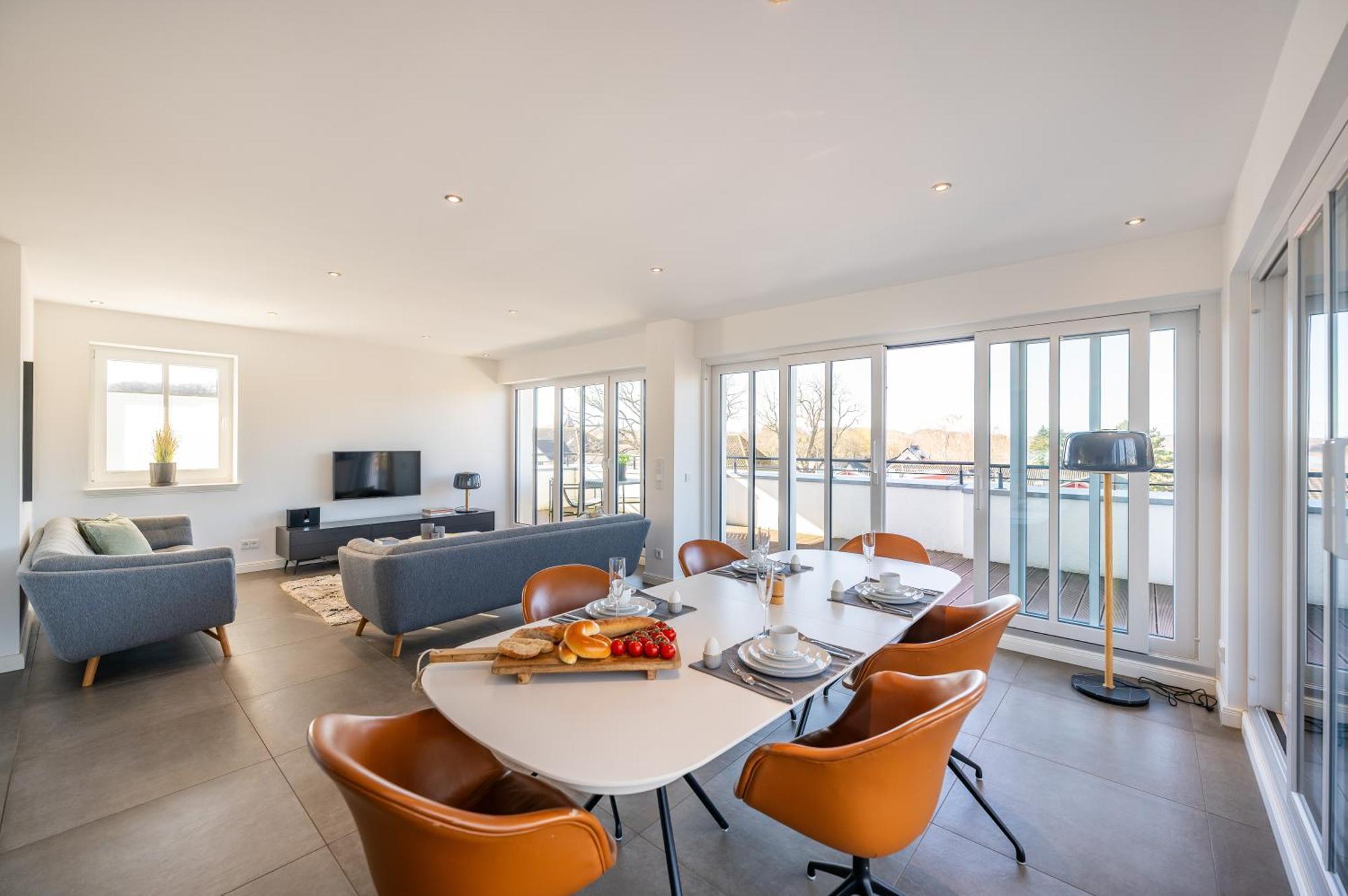 Villa Lindholm Wohnung 5 Penthouse Binz Kültér fotó