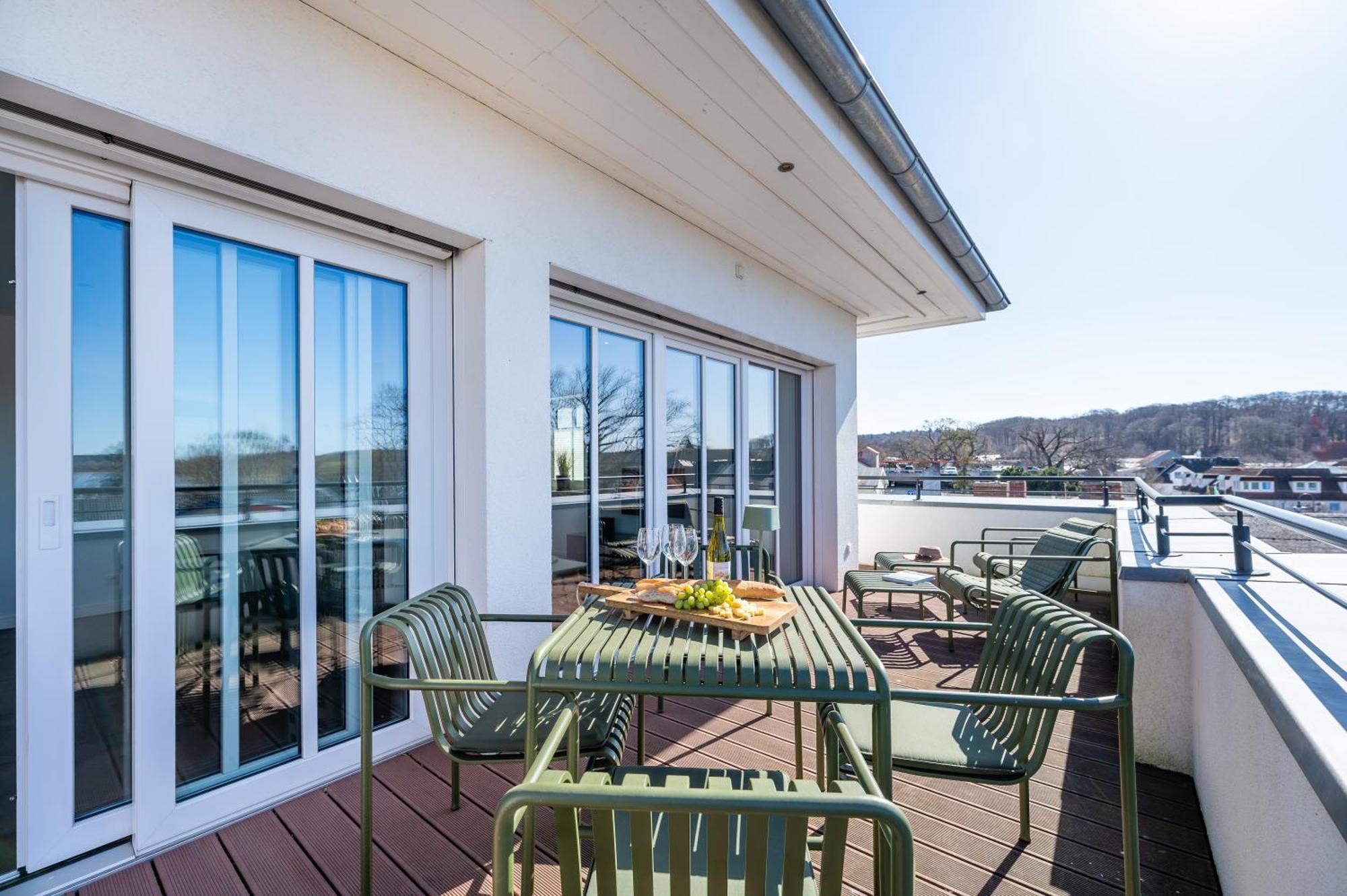Villa Lindholm Wohnung 5 Penthouse Binz Kültér fotó