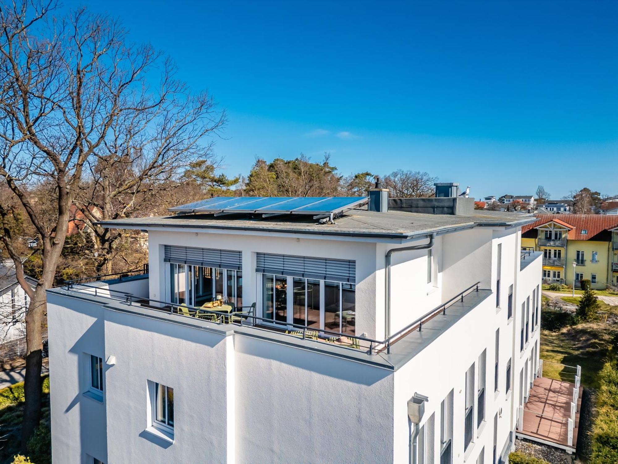 Villa Lindholm Wohnung 5 Penthouse Binz Kültér fotó